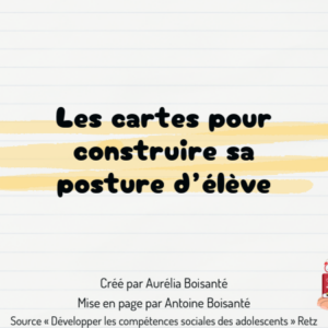 Ma Posture d'élève