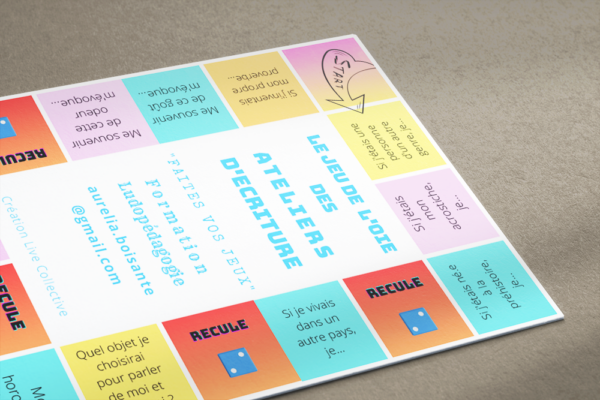 Jeu de l'oie des Ateliers d'écriture