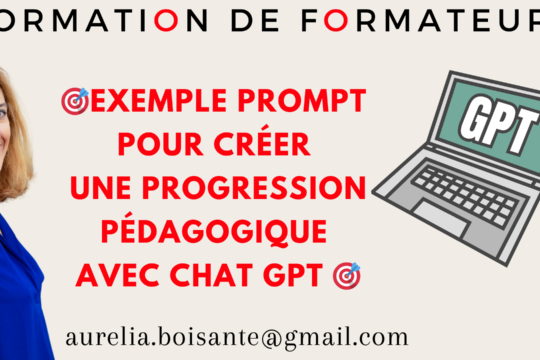 Créer une progression pédagogique avec ChatGPT et la taxonomie de Bloom